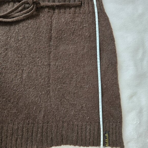 Vintage Y2K Killah by Sixty Striped Knit Sweater Dress Brown Pink Sleeveless S - Picture 9 of 12